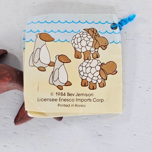 Enesco Noah's Arkies Bev Jamison Miniature Figurine Lot Whale Beaver Goose Fish - Picture 9 of 13